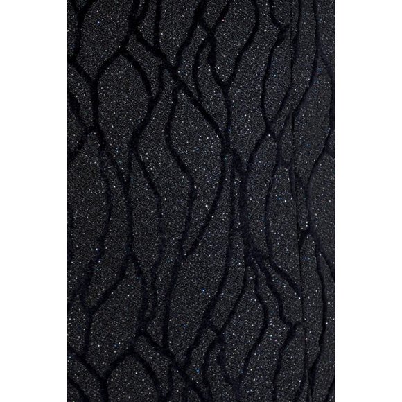 Derman Black Silvery Patterned Fabric Tuxedo - Picture 3 of 7